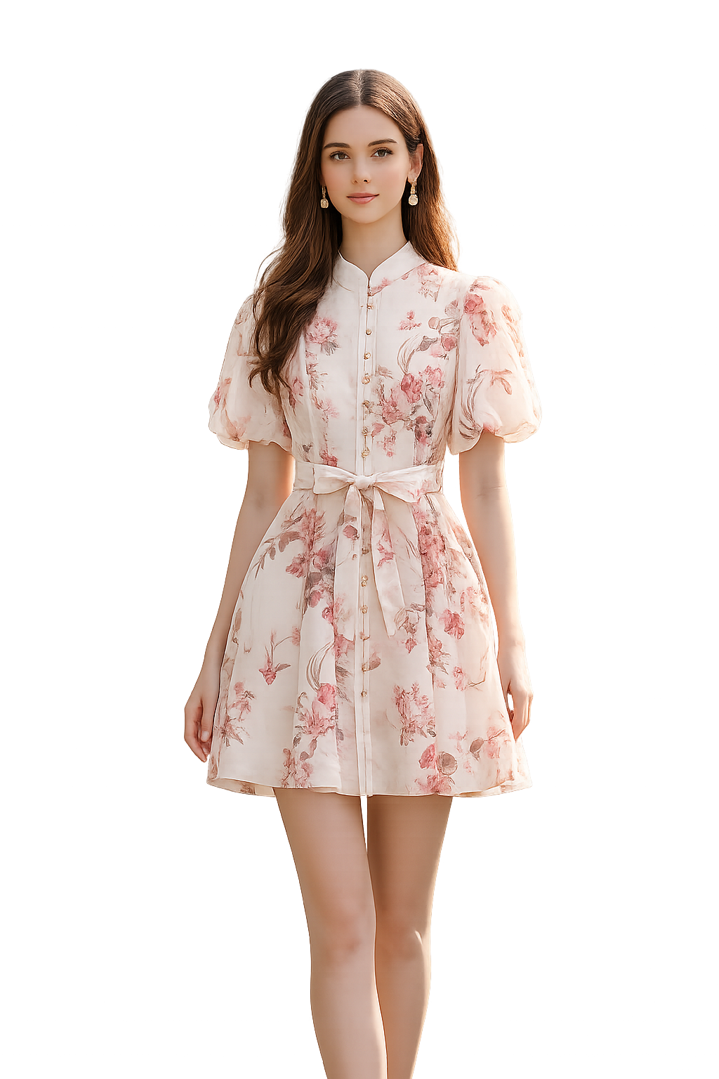 Blush Floral Dress