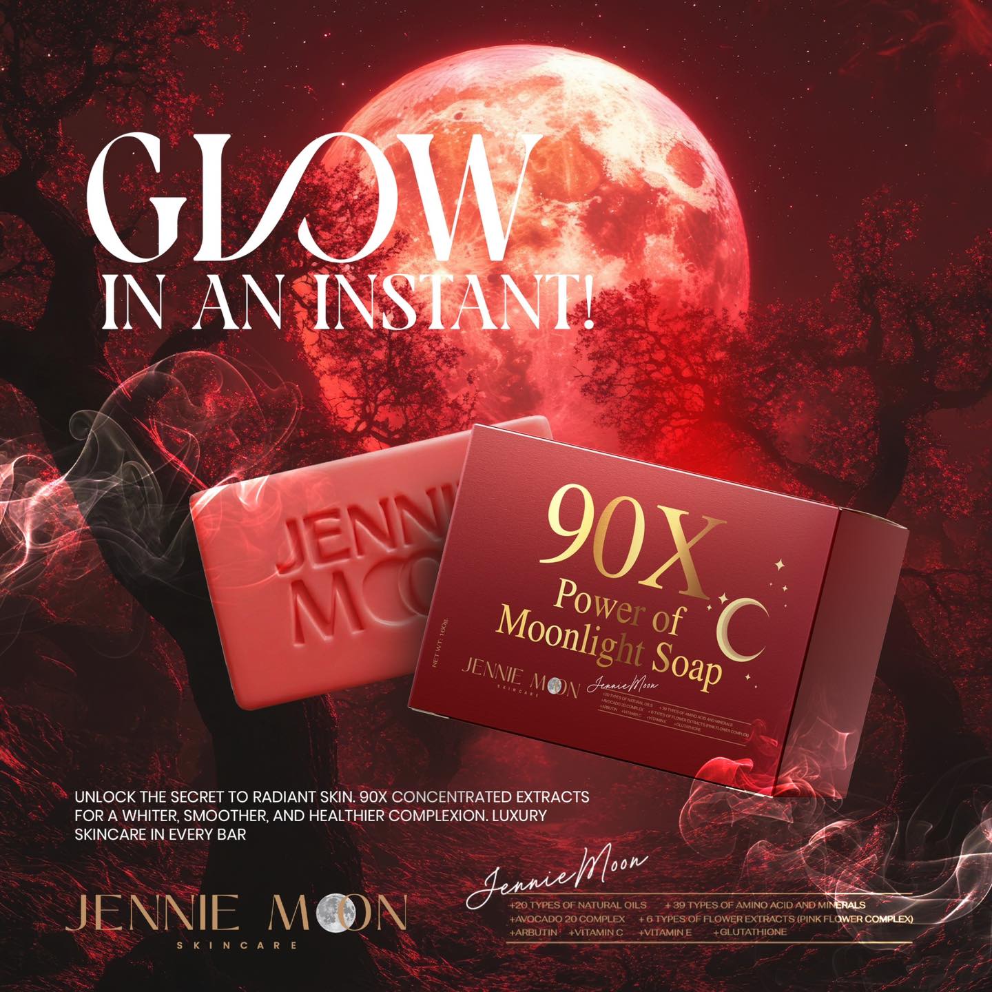 Jennie Moon 90X Power of Moonlight Soap