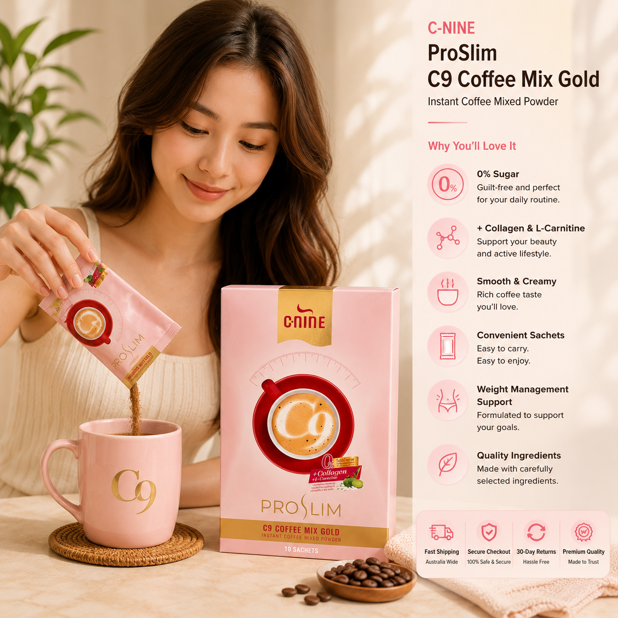 C9 Proslim Coffee Mix Gold