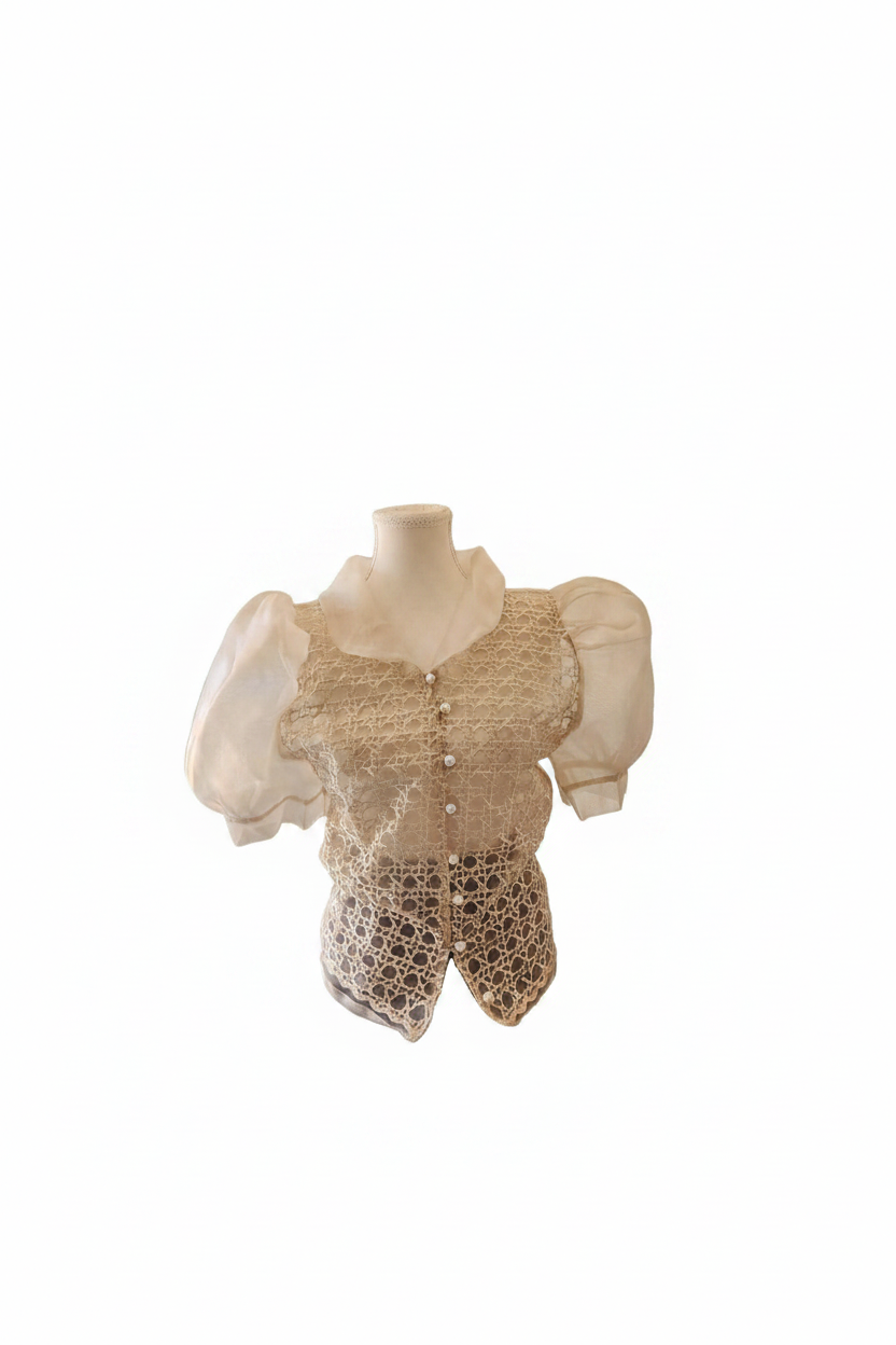 Crochet Lace Blouse – No Background