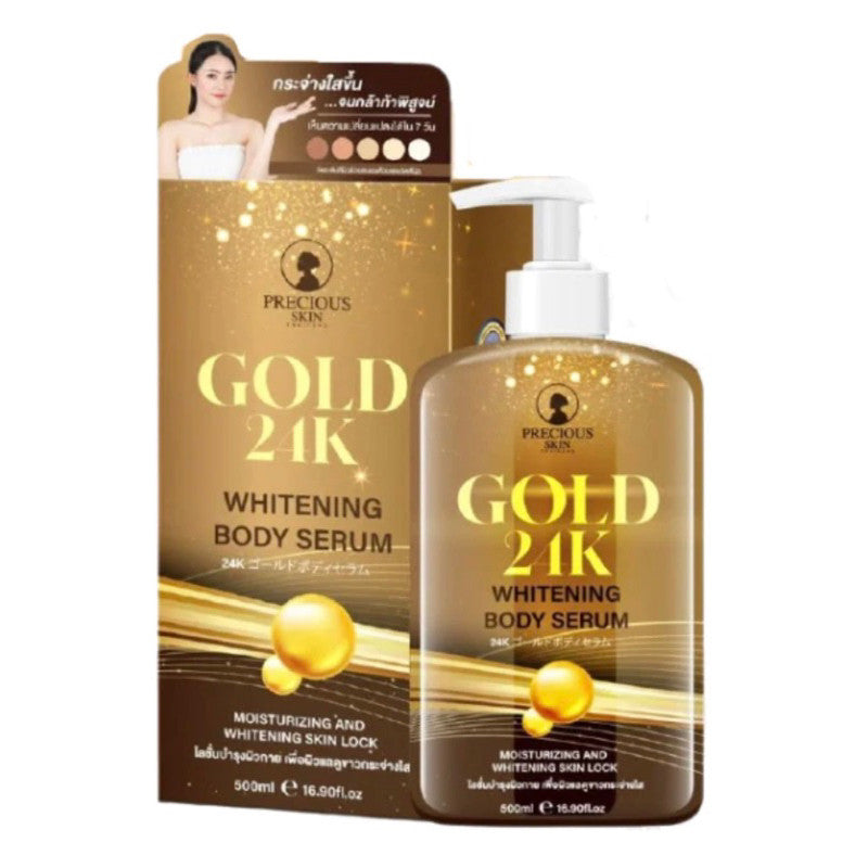 Precious Skin Gold 24K Whitening Body Serum 500ml